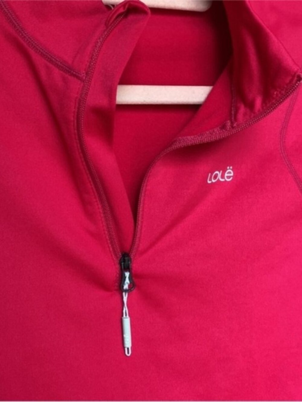 Lole women’s long sleeve top half zipp pullover fleece size Medium - Picture 8 of 9